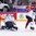 COLOGNE, GERMANY - MAY 21: Russia's Nikita Gusev #97 (not shown) scores a first period goal against Finland's Joonas Korpisalo #70 while Sergei Andronov #11 battles with Topi Jaakola #6 during bronze medal game action at the 2017 IIHF Ice Hockey World Championship. (Photo by Andre Ringuette/HHOF-IIHF Images)

